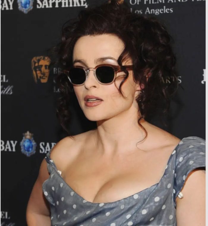 Helena Bonham Carter classy glasses