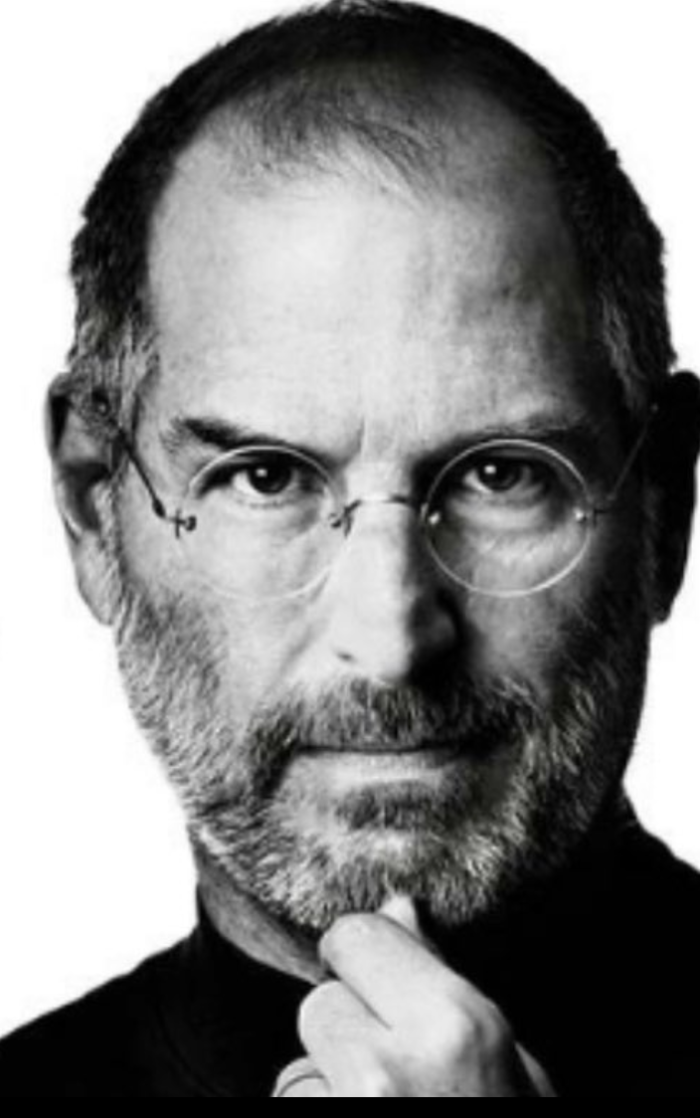  Steve Jobs wearing glasses