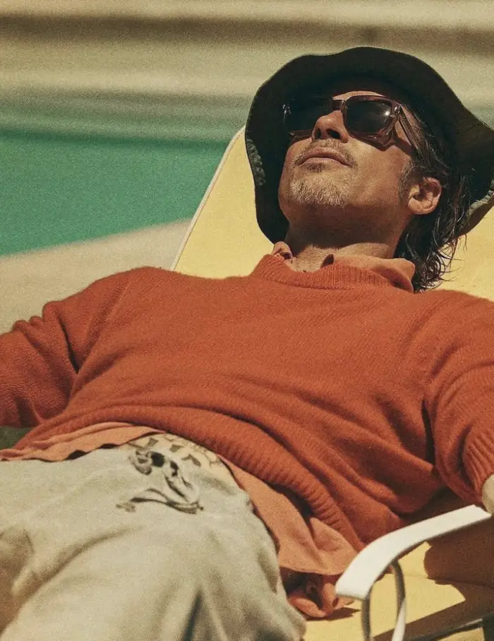 Brad Pitt in sunglasses