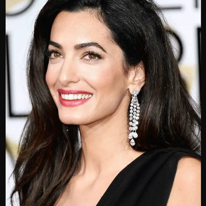 Amal Clooney with Thick Eyebrows