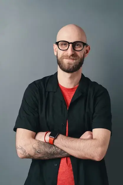 Wearing Glasses with a Bald Head