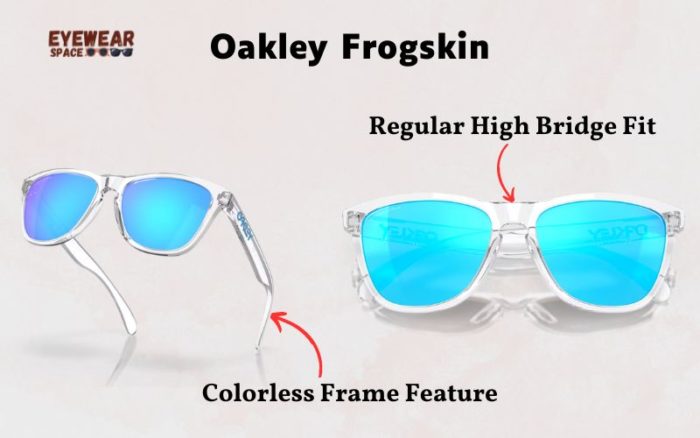 oakley frogskin colorless frame