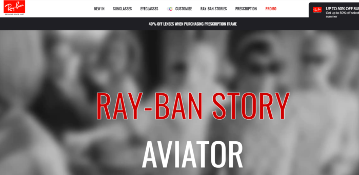 ray ban website