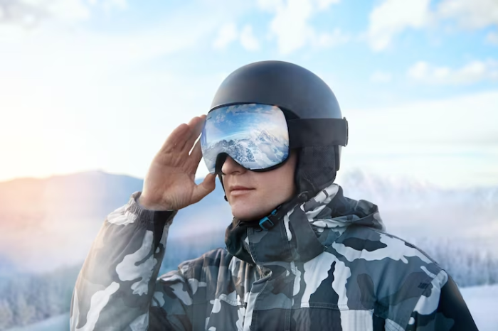 a guide on how to wear ski goggles with helmet?